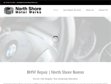 Tablet Screenshot of northshoremotorwerks.com